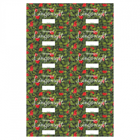 Burketiketter Lingonsylt i gruppen Landshopping.se / Kök & Matlagning hos Landshopping (10083_81052)