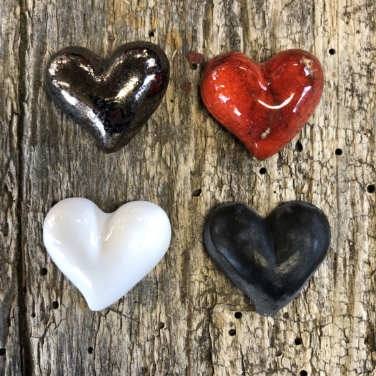 Minihjärta i keramik 1