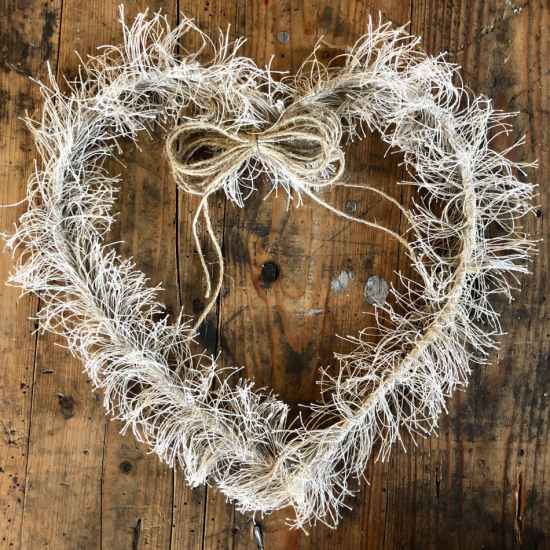 Hjärta i lin i gruppen Landshopping.se / Hem & Hantverk hos Landshopping (10084_320)