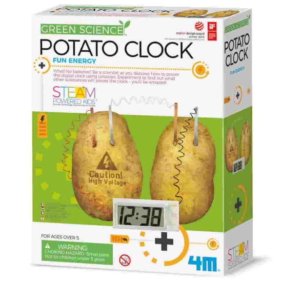 Experimentlåda för barn Potatisklocka - byggsats i gruppen Landshopping.se / Hem & Hantverk / Barn hos Landshopping (10093_199)