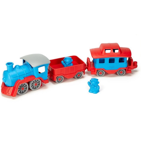 Green Toys leksakståg med vagnar i gruppen Landshopping.se / Hem & Hantverk / Leksaker hos Landshopping (10093_2210)