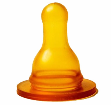 Flasknapp naturgummi rund - valfritt flöde i gruppen Familjeshopping.se / Barn & Baby / Baby hos Landshopping (10093_245C)