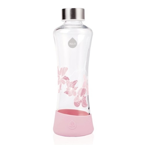 EQUA vattenflaska glas 550ml Magnolia i gruppen Landshopping.se / Hem & Hantverk / Klimatsmart hos Landshopping (10093_2623)