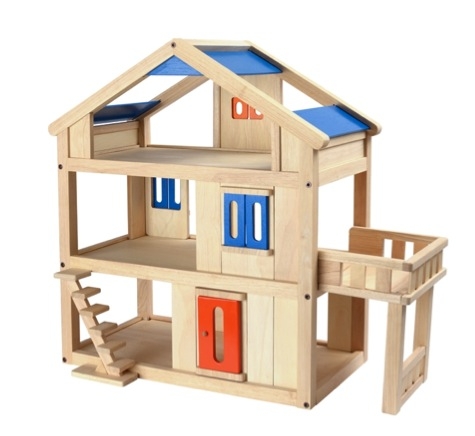 Dockhus av trä med terrass - Plantoys i gruppen Landshopping.se / Hem & Hantverk / Leksaker hos Landshopping (10093_272)