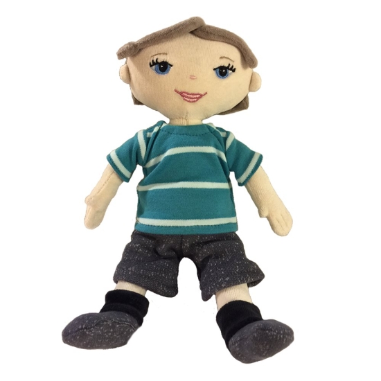 Ekologisk mjuk pojkdocka Yed  av tyg med kläder i gruppen Landshopping.se / Hem & Hantverk / Leksaker hos Landshopping (10093_2815)