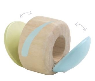 Rullande skallra babyleksak av trä från Plantoys i gruppen Landshopping.se / Hem & Hantverk / Leksaker hos Landshopping (10093_2852)