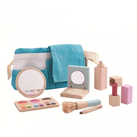 Sminkväska med träverktyg - barnleksak från Plantoys i gruppen Landshopping.se / Hem & Hantverk / Leksaker hos Landshopping (10093_2914)