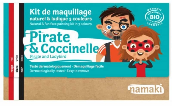 Ekologiska ansiktsfärger för barn - Pirat & Nyckelpiga (3 st) i gruppen Landshopping.se / Hem & Hantverk / Barn hos Landshopping (10093_3513)