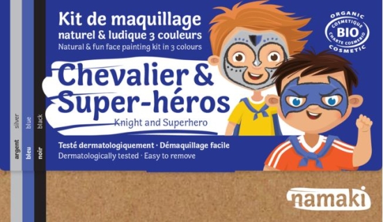 Ekologiska ansiktsfärger för barn - Riddare & Superhjälte (3 st) i gruppen Landshopping.se / Hem & Hantverk / Barn hos Landshopping (10093_3518)