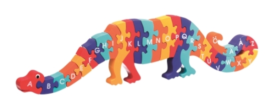 Bokstavspussel dino - bokstavspussel A-Ö för barn - Lanka Kade i gruppen Familjeshopping.se / Barn & Baby / Leksaker hos Landshopping (10093_3747)