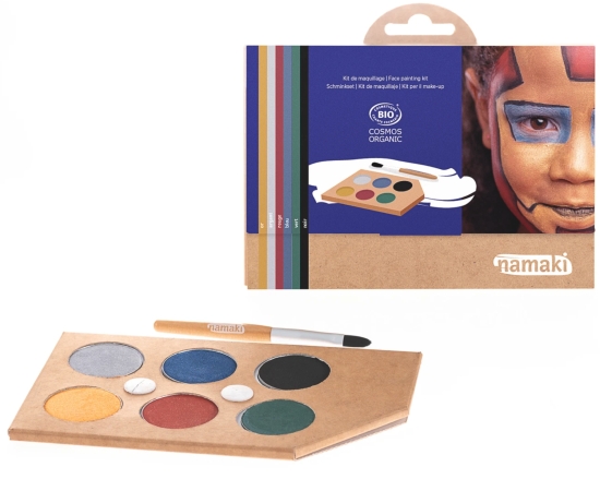 Ekologiska ansiktsfärger för barn - Intergalaktiska världar (6 st) - Namaki i gruppen Familjeshopping.se / Barn & Baby / Leksaker hos Landshopping (10093_3758)