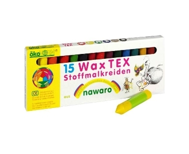 Ekologiska textilkritor 15 st - Ökonorm 1