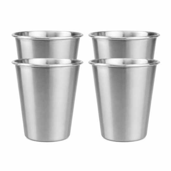 muggar av stål metall