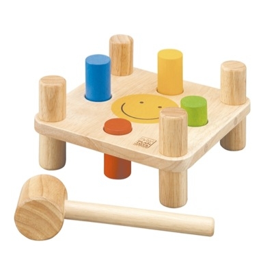 Kvadratisk bultbräda - pedagogisk träleksak från Plantoys i gruppen Landshopping.se / Hem & Hantverk / Leksaker hos Landshopping (10093_873)