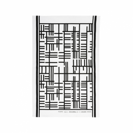 Pickepin, kökshandduk, svart 1