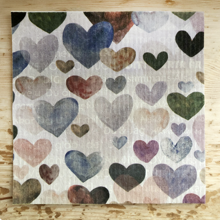 Dikstrasa, Hjärtlig rosa, 19,5x19,5 cm i gruppen Landshopping.se / Kök & Matlagning / Kökstextilier / Disktrasor hos Landshopping (10155_12109)