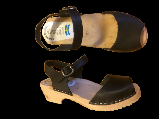 Träsandaler Hedda låg svart i gruppen Landshopping.se / Kläder & Skor / Skor / Träskor hos Landshopping (10193_2600)