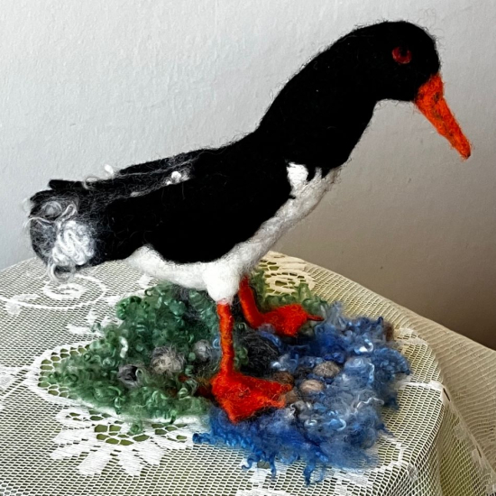 Strandskata i gruppen Landshopping.se / Hem & Hantverk / Handarbete / Nålfiltning - tovning hos Landshopping (10229_2025strandskatasto)