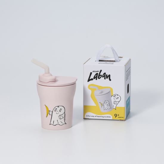 Spöket Laban 1-2-3 Sip! Barnmugg - Cotton Candy i gruppen Familjeshopping.se / Barn & Baby / Äta & Dricka hos Landshopping (10248_LBCPC)