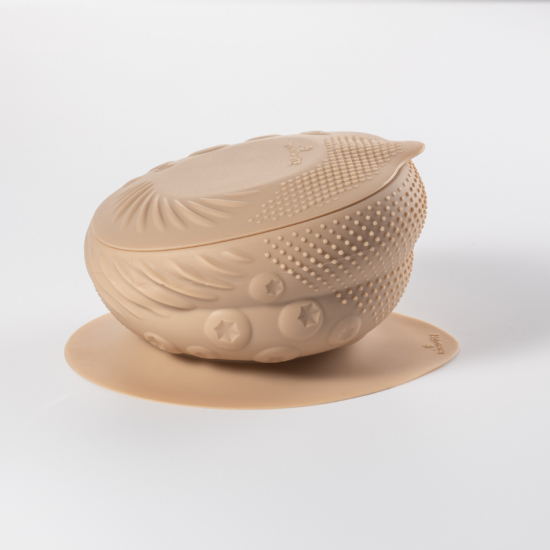 Sensory Baby Bowl - Almond Butter i gruppen Familjeshopping.se / Barn & Baby / Äta & Dricka hos Landshopping (10248_SBB-AB)