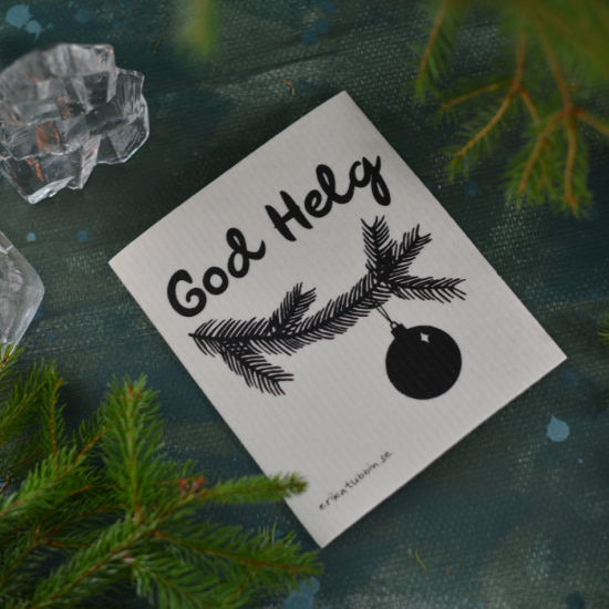 disktrasa GOD HELG svart i gruppen Landshopping.se / Kök & Matlagning / Kökstextilier / Kökshanddukar hos Landshopping (10254_01172028001)