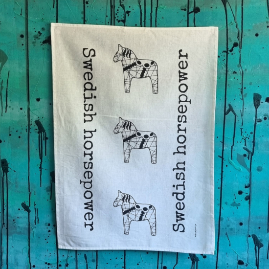 kökshandduk SWEDISH HORSEPOWER 50x70 cm i gruppen Landshopping.se / Kök & Matlagning / Kökstextilier / Kökshanddukar hos Landshopping (10254_02507002201)