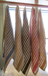 Handduk i linne Randig Made in Järvsö