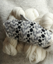 Landvanten Bär svart, materialsats