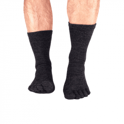 WARM FIVE TÅSTRUMPOR - Arctic Anthracite