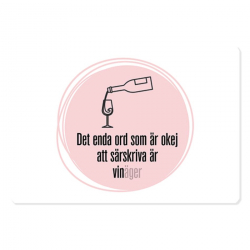 Kylskåpsmagnet: Vinäger