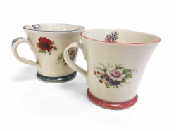 Kaffekopp Sommarblom Blå