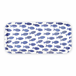 Bricka Fisklek 32x15 cm