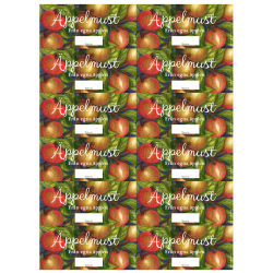 Flasketiketter Äppelmust