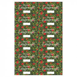 Burketiketter Lingonsylt