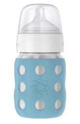 Nappflaska rostfritt stål 235 ml - Denim - Lifefactory