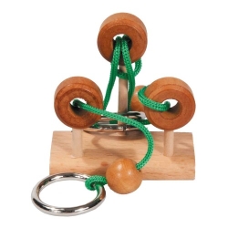 Befria ringen - handgjord klurighet av trä