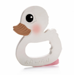 Bitringsanka i naturgummi - babyleksak från Hevea baby