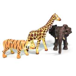 Djungeldjur av latex - giftfria barnleksaker från Green rubber toys