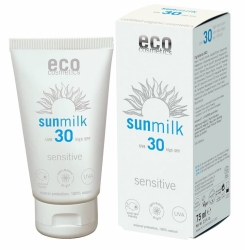 ECO Cosmetics ekologisk fysikalisk sollotion sensitive 30 SPF 75ml