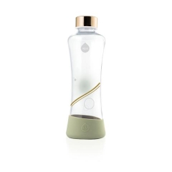 EQUA vattenflaska glas 550ml Metallic Gold