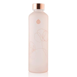 EQUA vattenflaska glas 750ml Mismatch Bloom