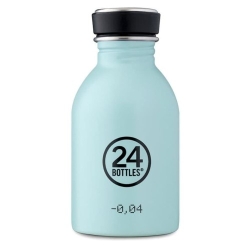 Vattenflaska 250ml Urban Cloud Blue - 24Bottles