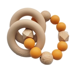 Babyskallra av trä Nordic Love Mango från Tiny Tot