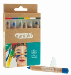 Ekologisk ansiktsmålning för barn - Regnbåge (6 kritor)