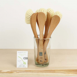 Diskborste FSC-märkt med borst av växtfiber