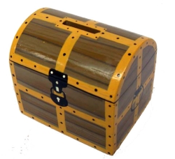 Skattkista -  en rättvist tillverkad sparbössa