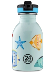 Vattenflaska av stål 250ml Sea Friends - 24Bottles