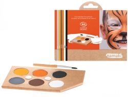 Ekologiska ansiktsfärger för barn - Vilda djur (6 st) - Namaki