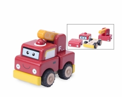 Bygg din egen brandbil - träleksak från Wonderworld toys