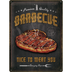 Metallskylt - Barbecue